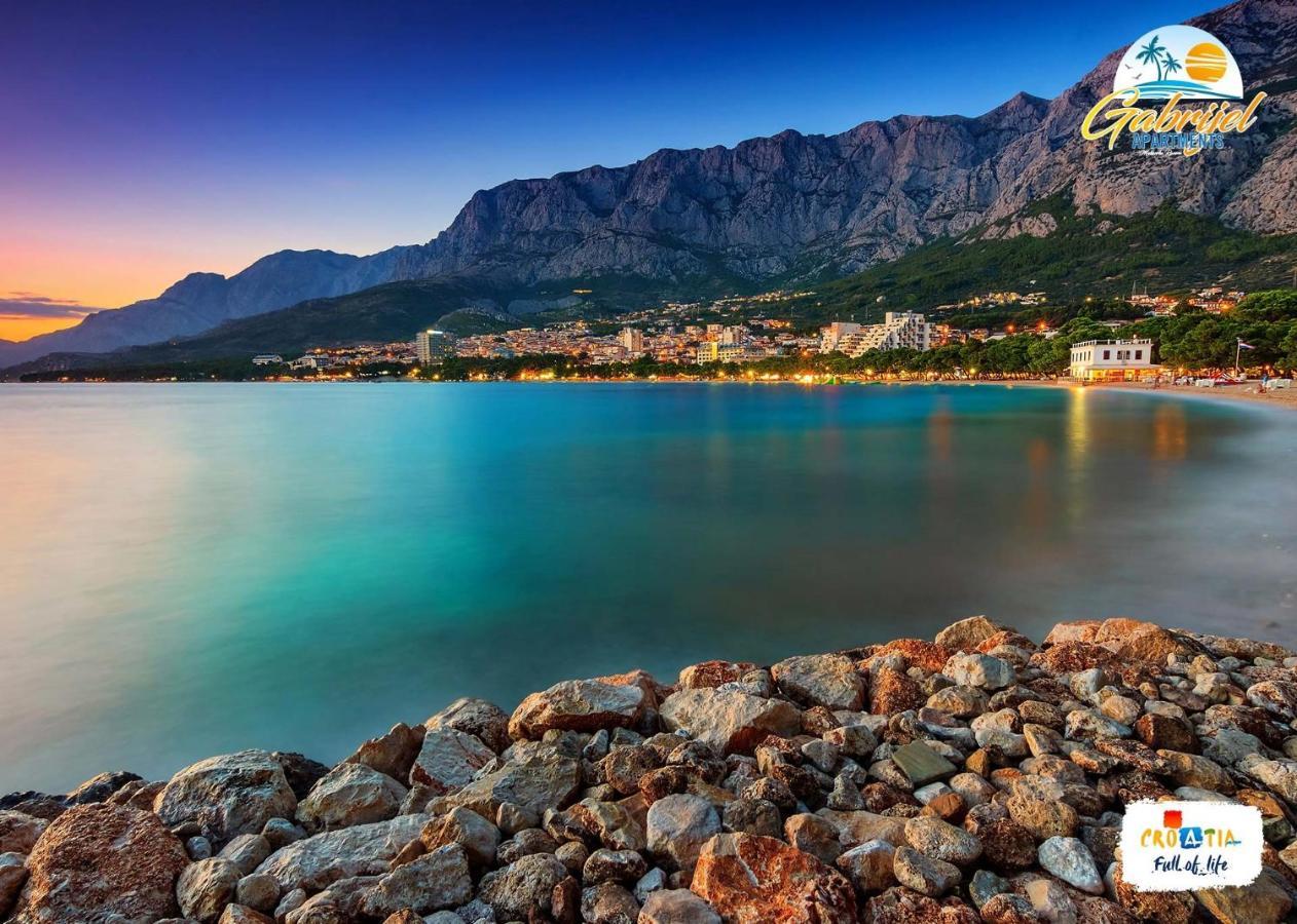 Gabrijel Apartments Makarska 1 エクステリア 写真