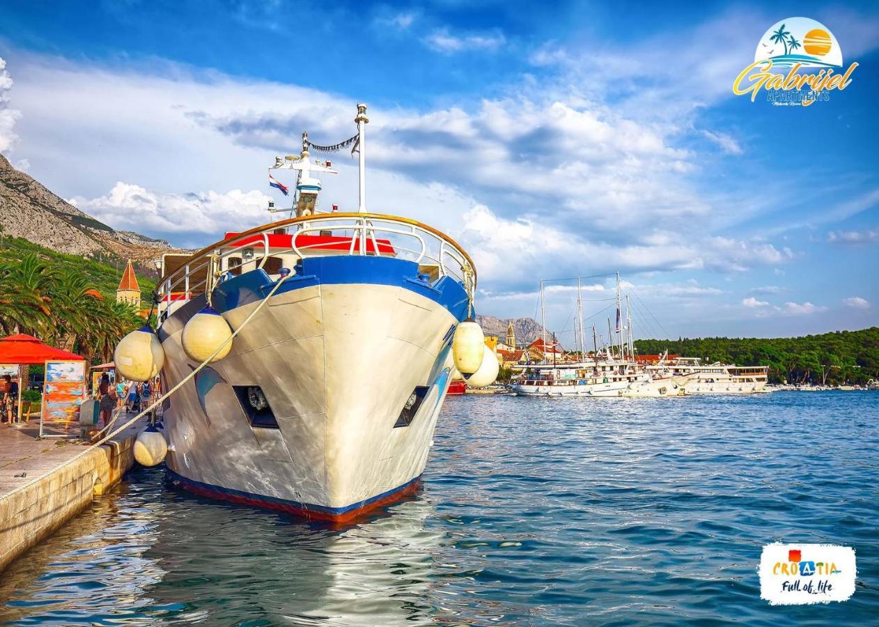Gabrijel Apartments Makarska 1 エクステリア 写真