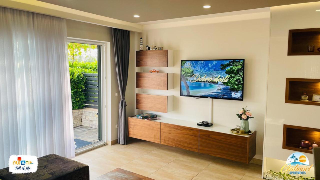 Gabrijel Apartments Makarska 1 エクステリア 写真